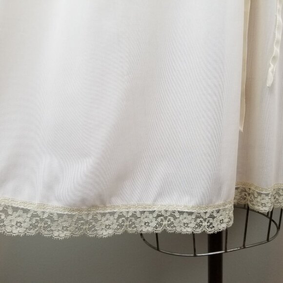 Romantic Vintage 1940's Regency Style Blush Pink Nightgown Small by Van Raalte - Picture 11 of 11